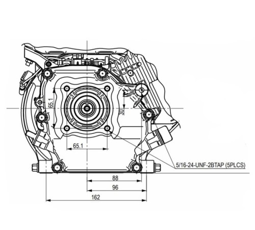 Двигатель бензиновый  Lifan 160F 4 л.с.