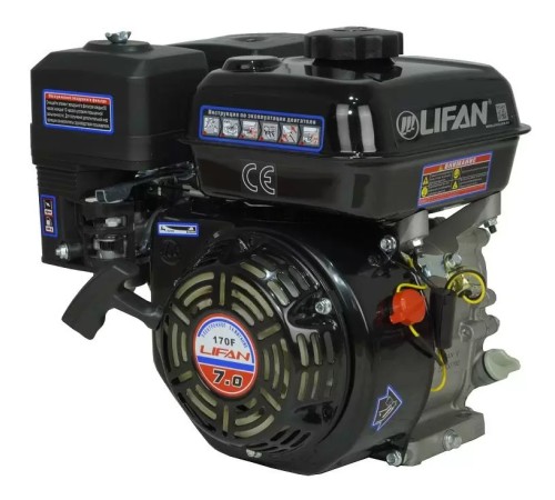Двигатель бензиновый  Lifan 170F (вал 19 мм) 7 л.с.