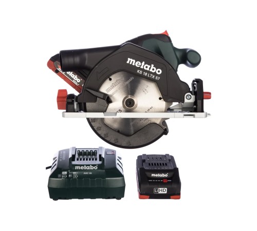 Дисковая пила Metabo KS 18 LTX 57 (с 1-м АКБ 3.5 Ah)