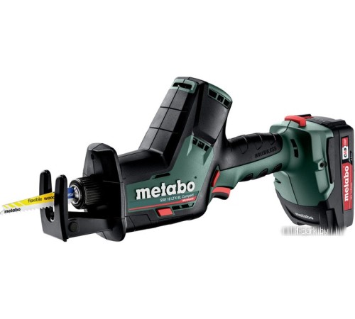 Сабельная пила Metabo SSE 18 LTX BL Compact 602366500 (с 2-мя АКБ, кейс)