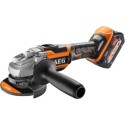 Угловая шлифмашина AEG Powertools BEWS 18-125BL-502C 4935464417 (с 2-мя АКБ, кейс)