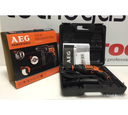 Ударная дрель AEG Powertools SBE 750 RE (4935442850)
