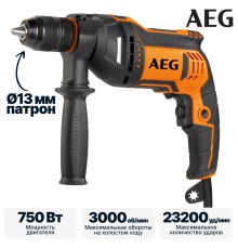 Ударная дрель AEG Powertools SBE 750 RE