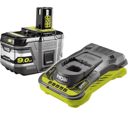 Комплект Аккумулятор Ryobi RC18150-190 18 В 9 Ач с ЗУ