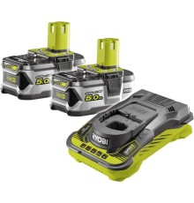 Аккумулятор Ryobi RC18150-250 ONE+ 18 В 5 Ач 2 штуки с ЗУ