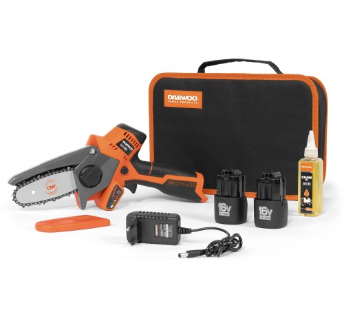 Аккумуляторная пила Daewoo Power DACS 416Li Set (с 2-мя АКБ)