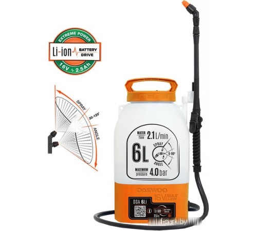 Аккумуляторный опрыскиватель Daewoo Power DSA 6Li