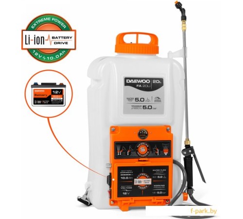 Аккумуляторный опрыскиватель Daewoo Power FA 20Li