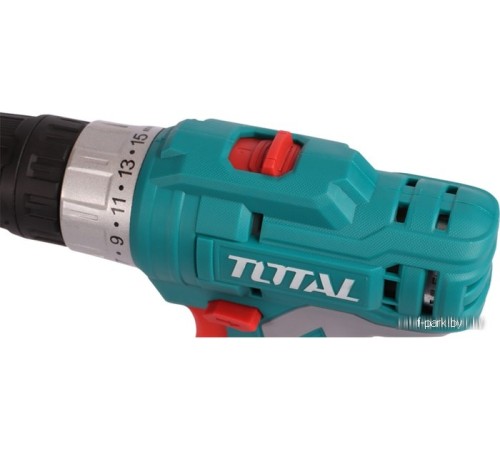 Дрель-шуруповерт Total TDLI1222 (с 2-мя АКБ, кейс)