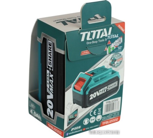 Аккумулятор Total TFBLI2002 20 В 4 Ач