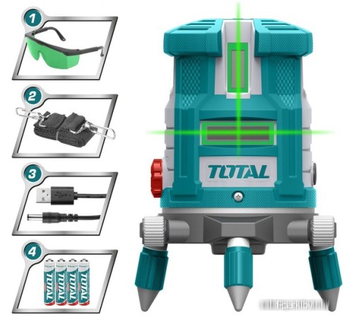 Лазерный нивелир Total TLL305205