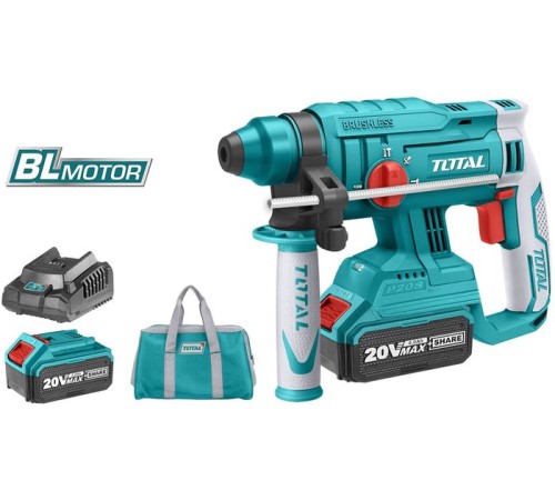 Перфоратор Total TRHLI22012 (с 2-мя АКБ, сумка)