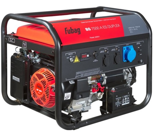 Генератор бензиновый FUBAG BS 7500 A ES DUPLEX
