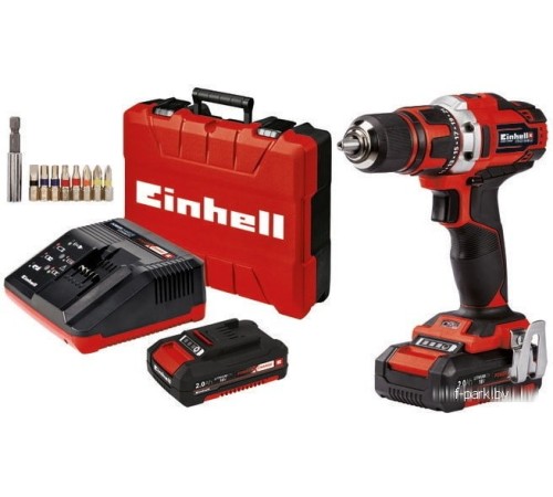 Дрель-шуруповерт Einhell TE-CD 18/40 Li 4513910 (с 2-мя АКБ, кейс)