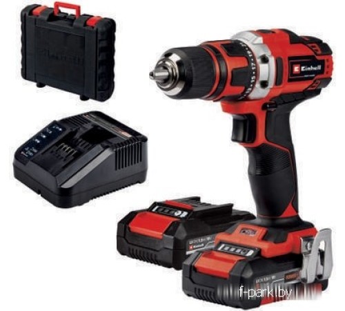 Дрель-шуруповерт Einhell TE-CD 18/40-1 Li 4513939 (с 2-мя АКБ, кейс)