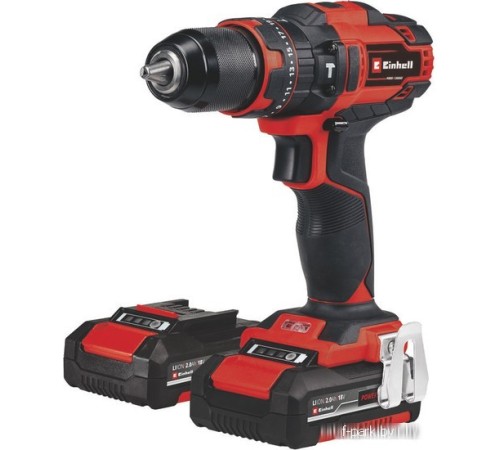 Ударная дрель-шуруповерт Einhell TE-CD 18/40 Li-i +64 4513992 (с 2-мя АКБ, кейс)