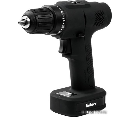 Дрель-шуруповерт Kolner KCD 12/2BL Anthracite (с 1-им АКБ, оснастка, кейс)