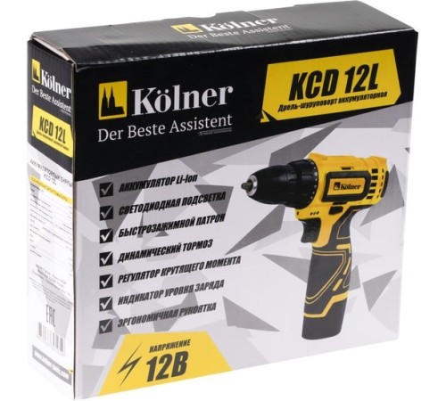 Дрель-шуруповерт Kolner KCD 12L Olive