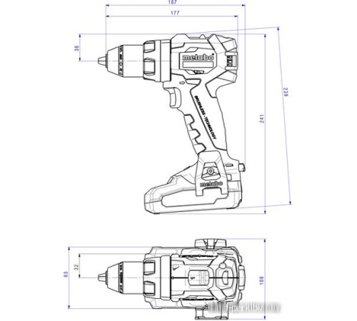 Дрель-шуруповерт Metabo BS 18 LT BL (2 А*ч)