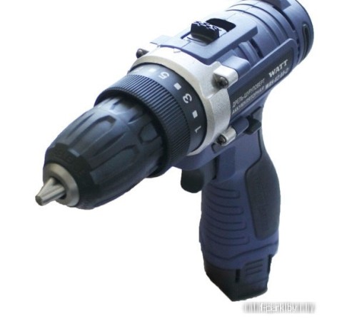 Дрель-шуруповерт WATT WAS-12 Li-2 101202712 (с 2мя АКБ)