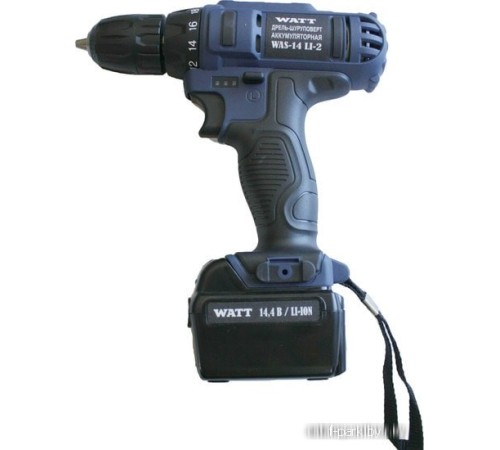 Дрель-шуруповерт WATT WAS-14 Li-2 101402912 (с 2мя АКБ 2 а*ч)
