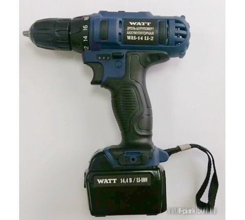 Дрель-шуруповерт WATT WAS-14 Li-2 101402912 (с 2мя АКБ 2 а*ч)