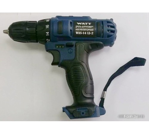 Дрель-шуруповерт WATT WAS-14 Li-2 101402912 (с 2мя АКБ 2 а*ч)