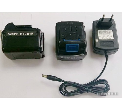 Дрель-шуруповерт WATT WAS-18 Li-2 101803112 (с кейсом)