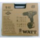 Дрель-шуруповерт WATT WAS-18 Li-2 101803112 (с кейсом)