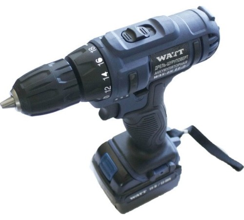 Дрель-шуруповерт WATT WAS-18 Li-2 101803112 (с кейсом)
