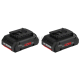 Комплект Аккумулятор Bosch ProCORE 18 В 4 Ач 2 шт ЗУ GAL 18V-160 C