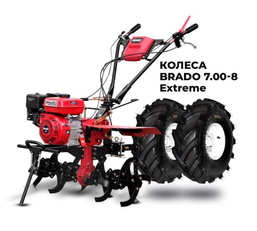Мотокультиватор Brado GM-850S (колеса BRADO 7.00-8 Extreme)