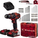 Ударная дрель-шуруповерт Einhell TE-CD 18/40 Li-i +64 4513992 (с 2-мя АКБ, кейс)