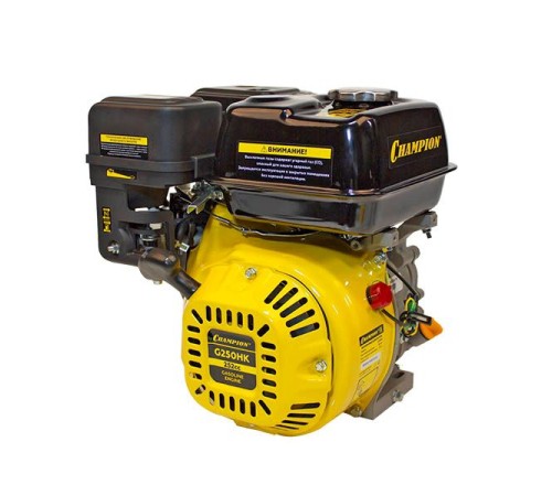 Двигатель бензиновый  Champion G250HK (вал под шпонку 25,4 мм) 8 л.с.