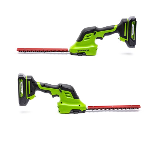 Кусторез + ножницы Greenworks G24SHT 1600607 (без АКБ)