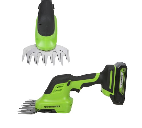 Кусторез + ножницы Greenworks G24SHT 1600607 (без АКБ)