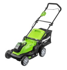 Газонокосилка аккумуляторная Greenworks G40LM41K4 (1xАКБ 4 Ач и ЗУ)