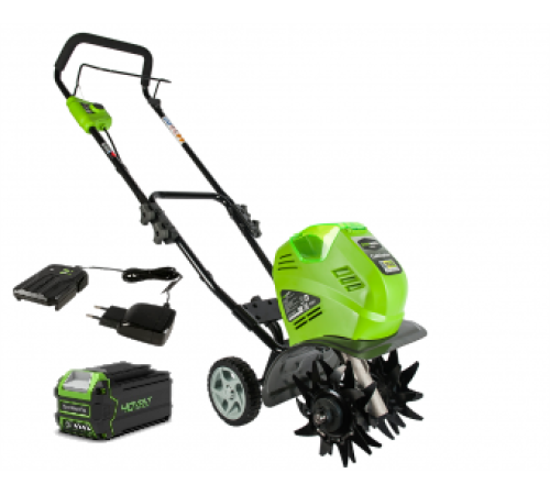 Мотокультиватор Greenworks G40TLK4 (с АКБ 4 Ah)