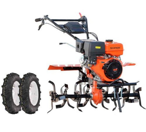 Культиватор  Skiper SP-1800S с колесами 19х7-8