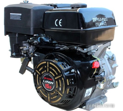 Двигатель бензиновый  Lifan 190FD (вал 25 мм) 15 л.с.