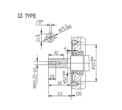 Двигатель бензиновый  Lifan 190FD (вал 25 мм) 15 л.с.