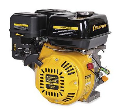 Двигатель бензиновый  Champion G250HK (вал под шпонку 25,4 мм) 8 л.с.