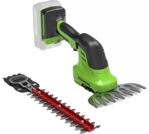 Кусторез + ножницы Greenworks G24SHT 1600607 (без АКБ)