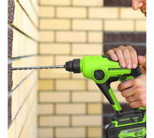 Перфоратор Greenworks GD24SDS1 3803107 (без АКБ)