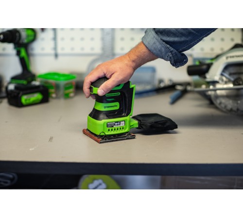 Виброшлифмашина Greenworks G24SS14 (без АКБ)