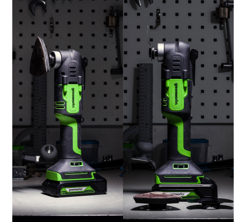 Мультифункциональная шлифмашина Greenworks G24MT (без АКБ)