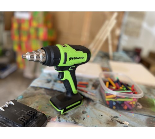 Промышленный фен Greenworks G24HG 3400207 (без АКБ)