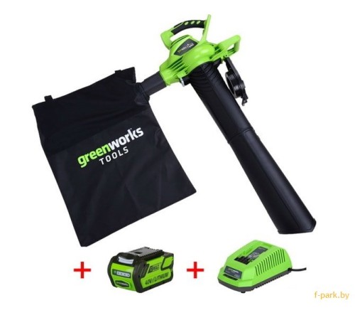 Воздуходувка Greenworks GD40BVK4 (с АКБ)