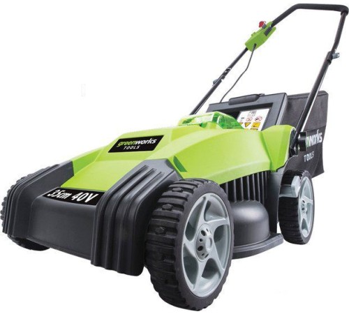 Колёсная газонокосилка Greenworks G40LM35K2X (с 1-м АКБ 2 а*ч)