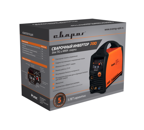 Сварочный инвертор Сварог Pro TIG 200 P DSP AC/DC (E201)